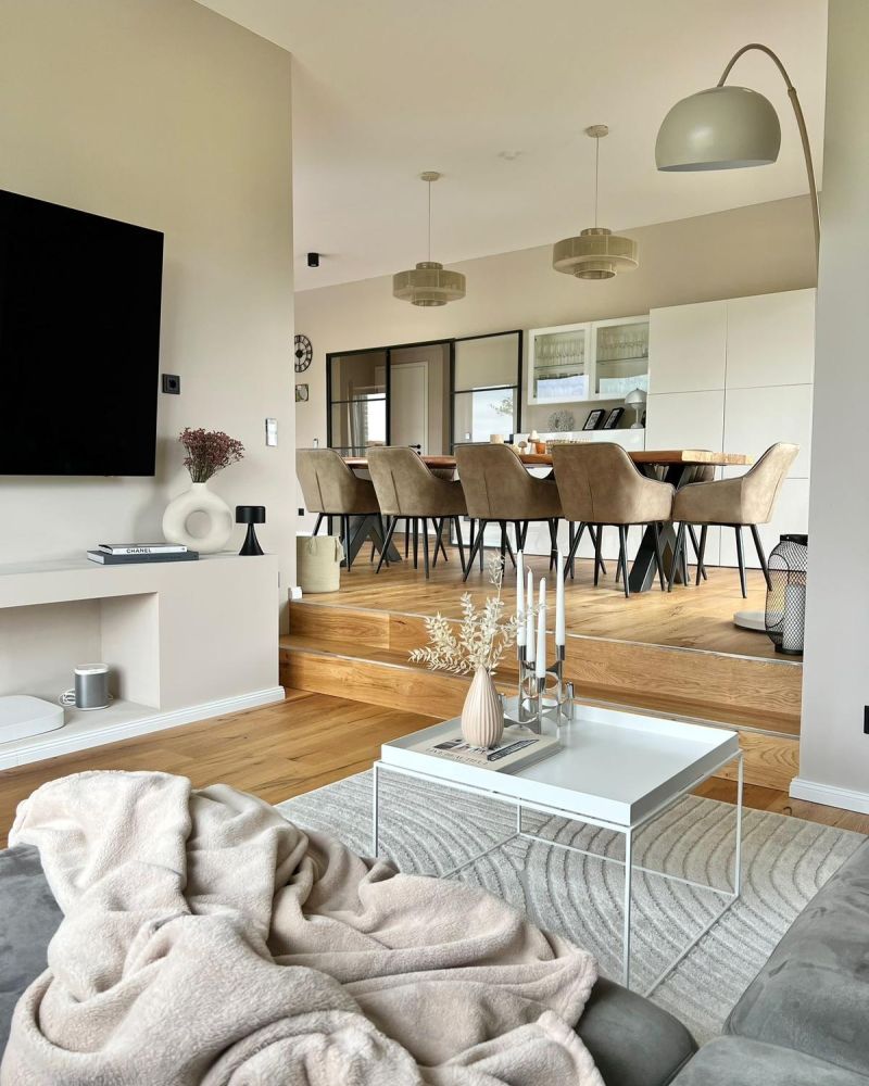 Tieferliegendes Wohnzimmer